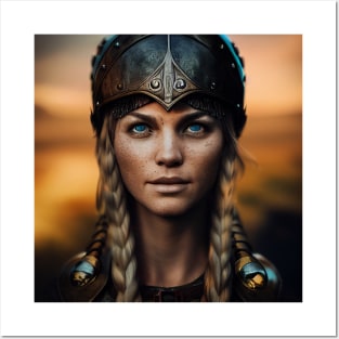 Viking Shield Maiden Posters and Art